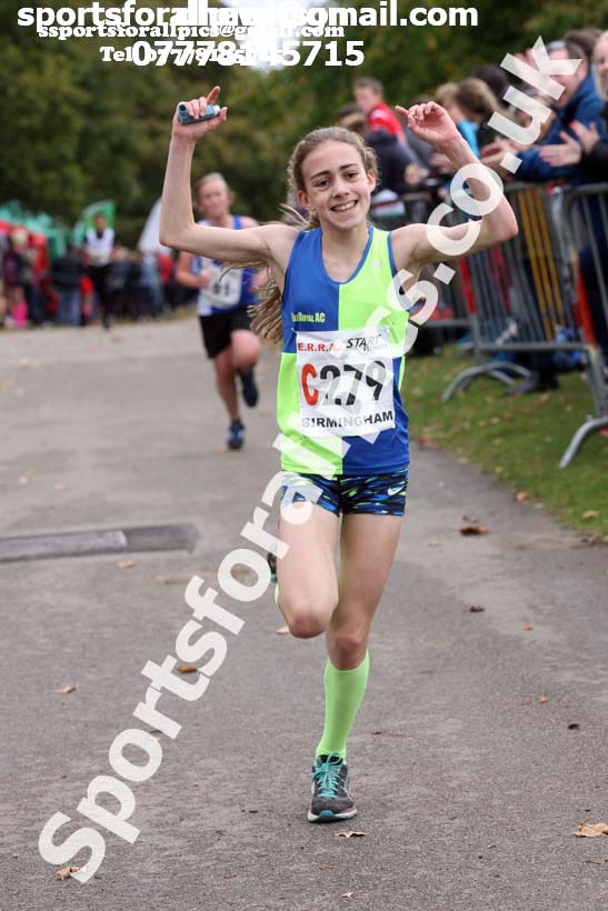 Girls under-13s 3 stage road relay, 2017 ERRA 6 and 4 Stage and Junior Relays. Photo:  David T. Hewitson/Sports for All Pics